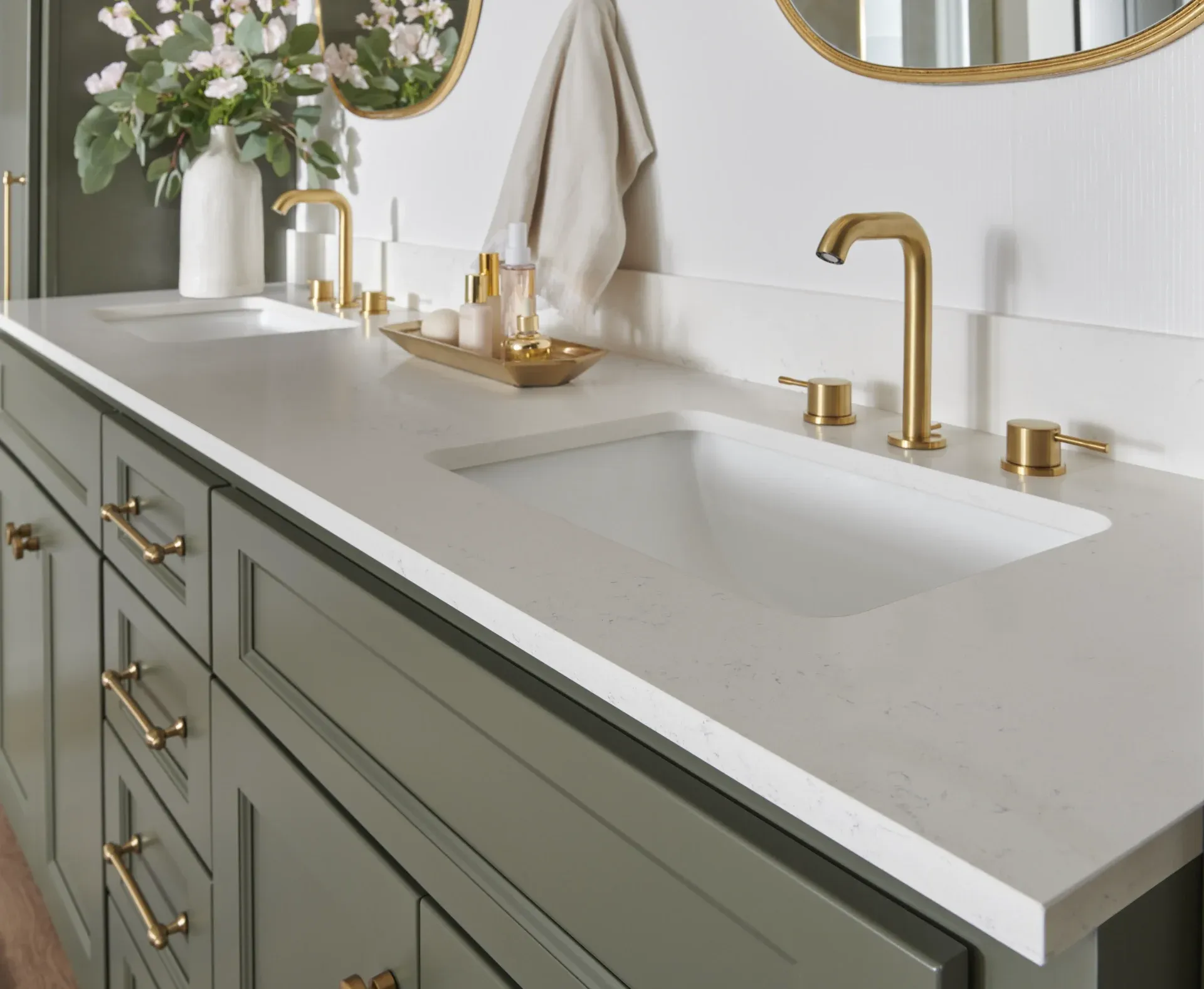 Bath Remodel Vanity Carstin Wolf Quartz Carrara Verta La Crosse Wi