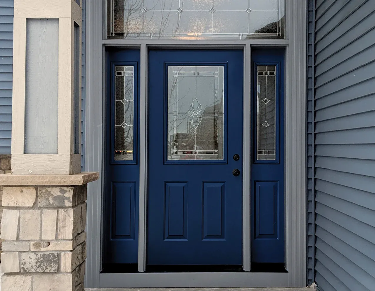 Blue Doors West Salem Wi The Board Store Home Improvements