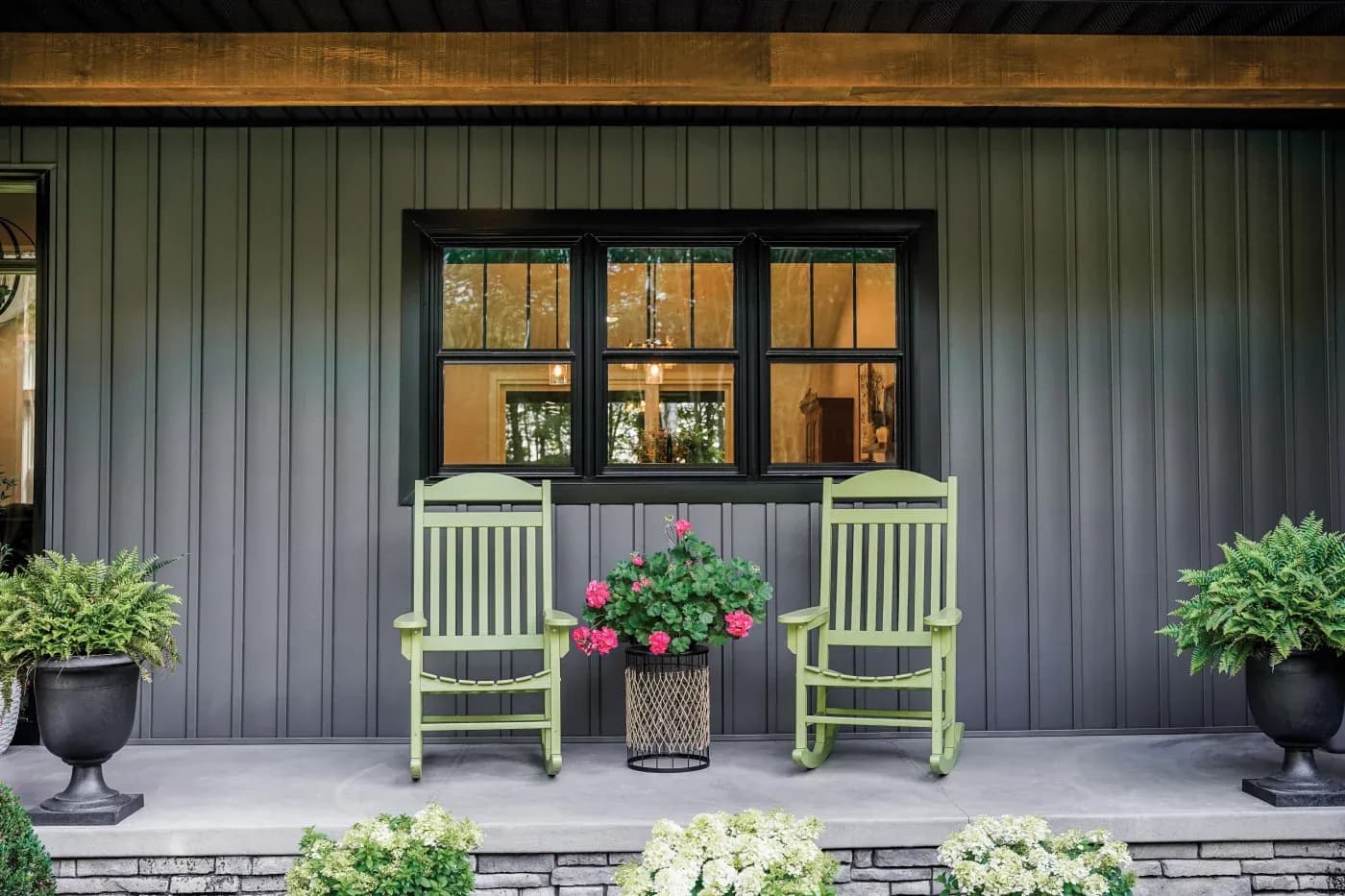 Coal Black Endure Mulled Double Hung Windows The Board Store