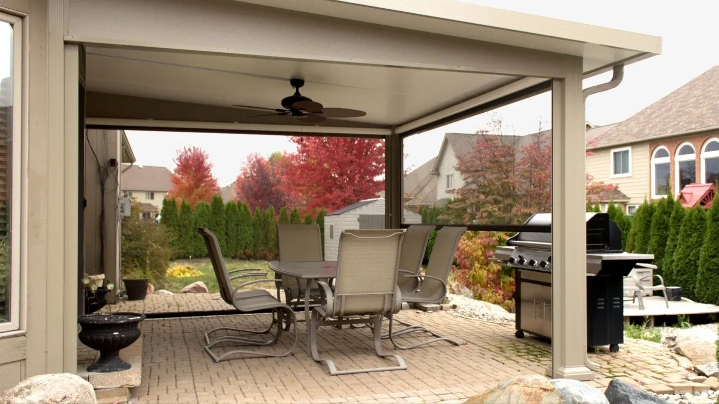 Gorgeous Patio Cover Sparta Wi The Board Store Home Improvements