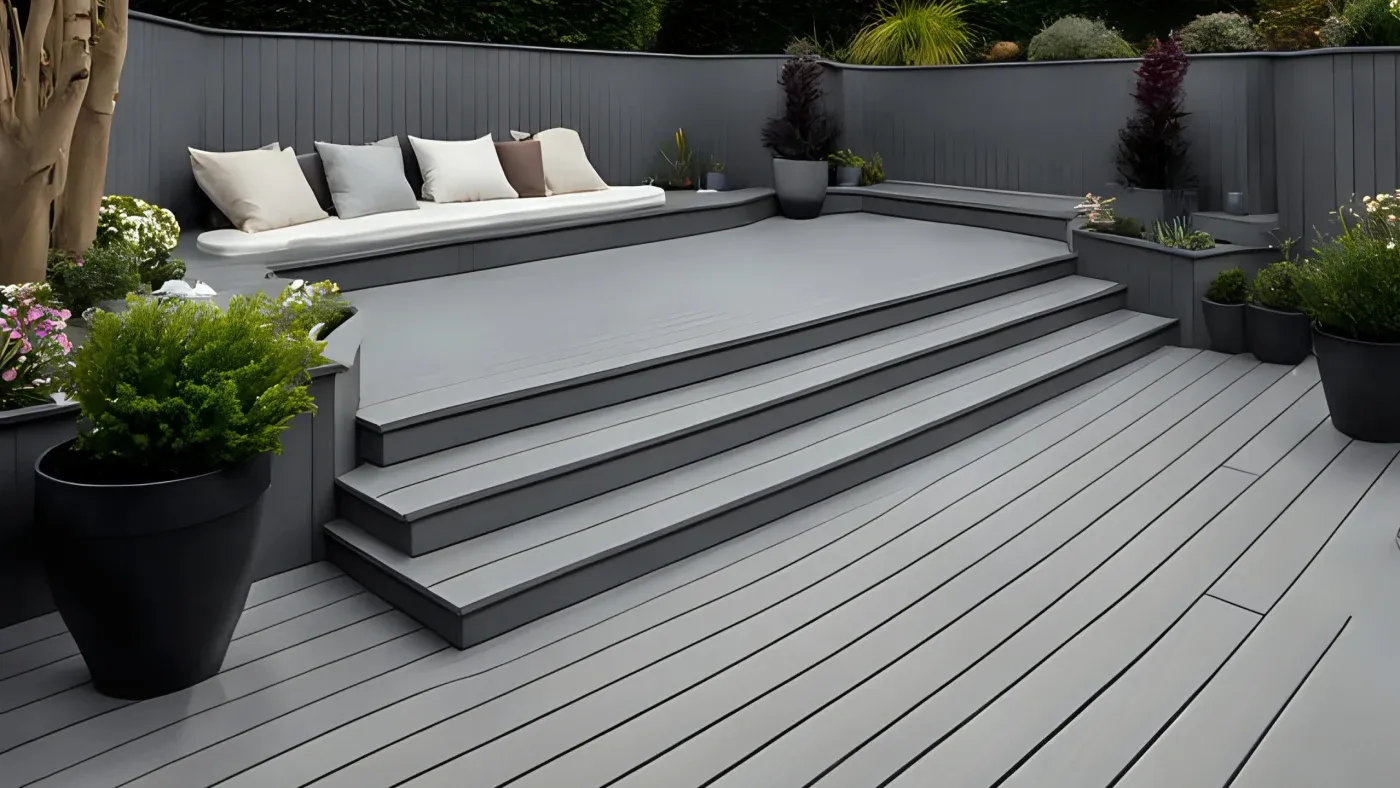 Gray Deck La Crosse Wi The Board Store Home Improvements